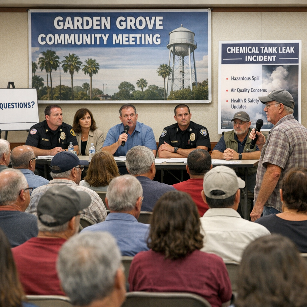 Garden Grove Community Seeks Accountability After Chemical Tank Crisis