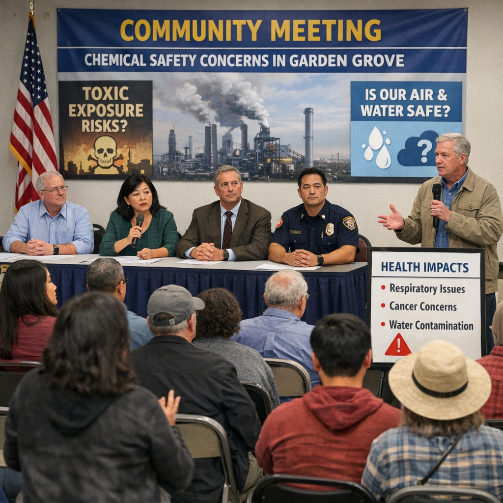 Community Seeks Accountability After Garden Grove Chemical Incident